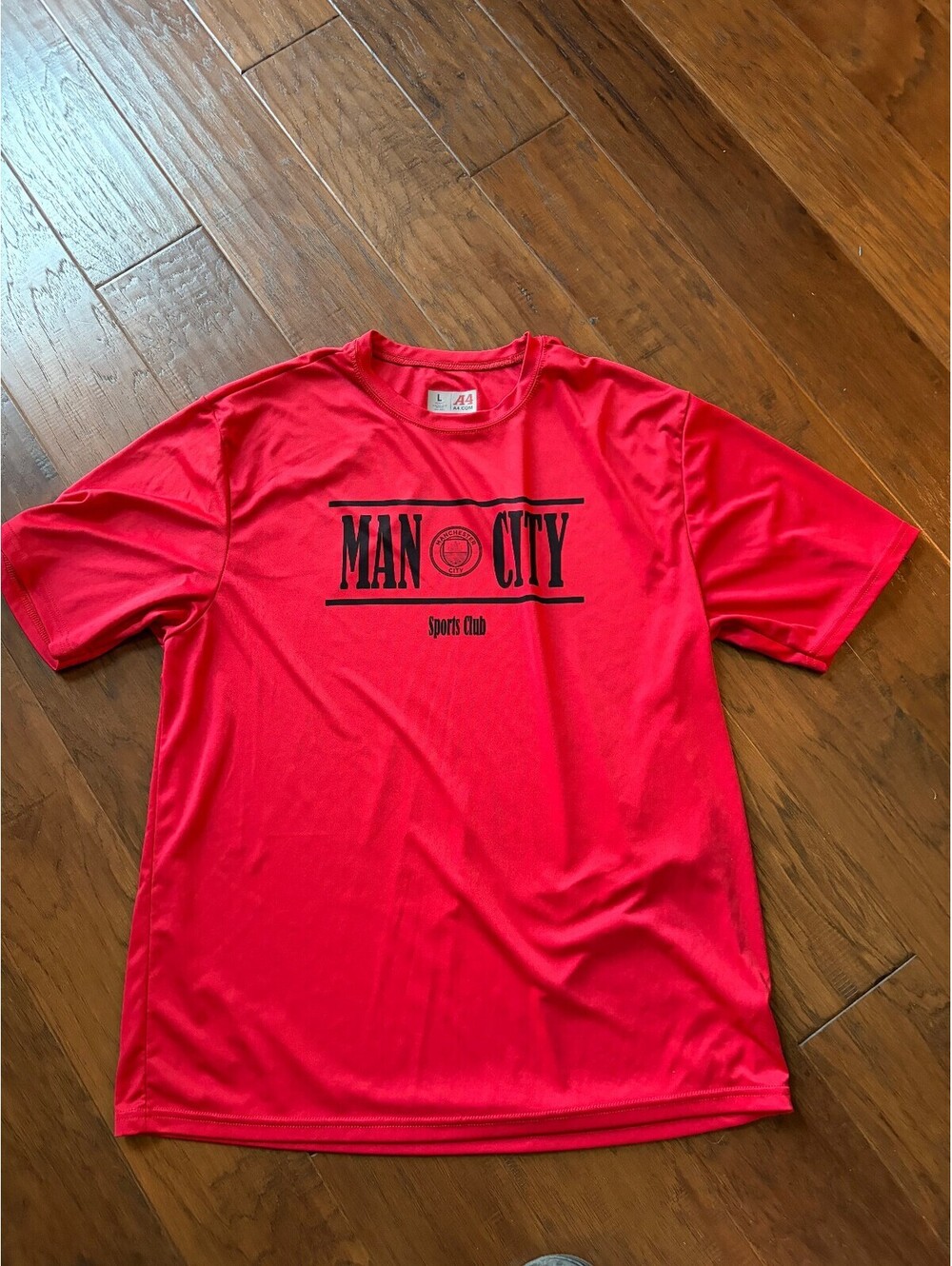 A4 Red Sports Club T-Shirt Size Large